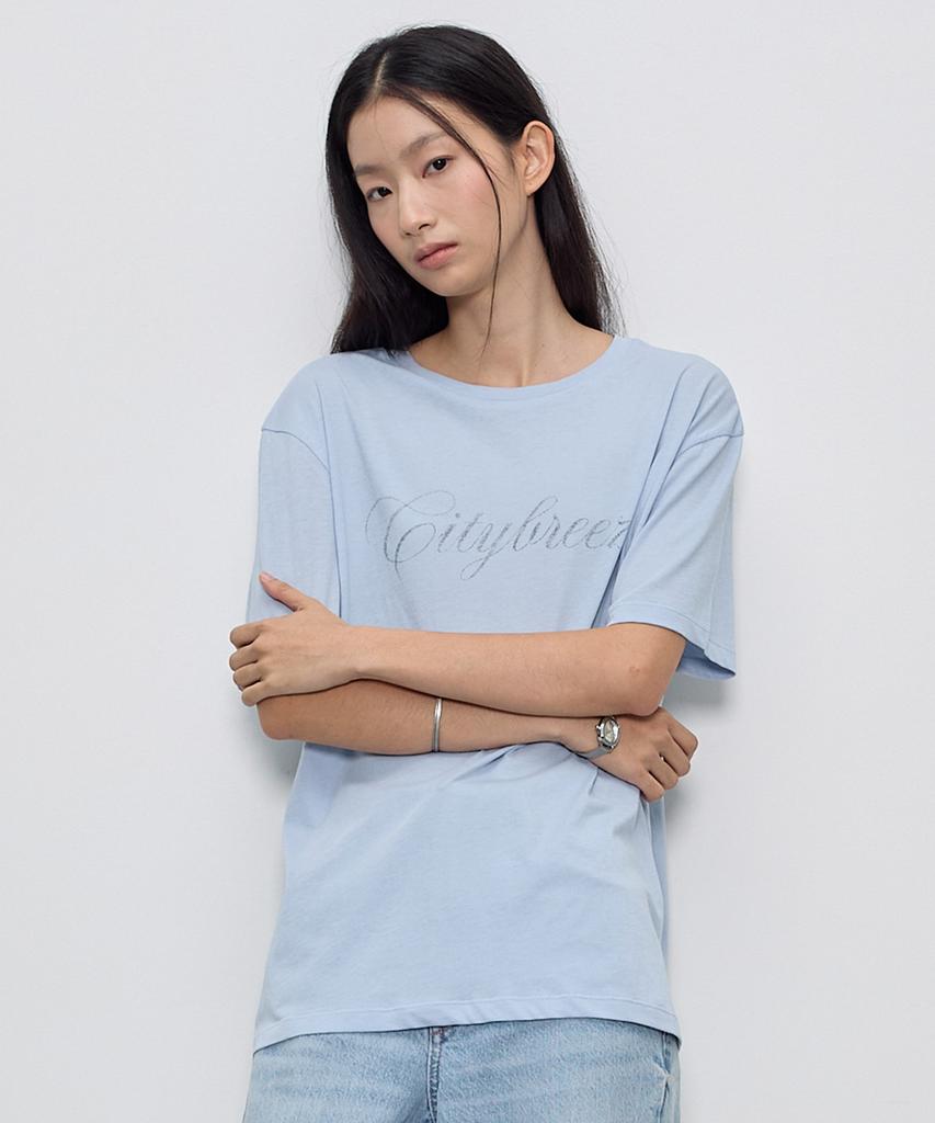 CITYBREEZE Vintage Logo Graphic Loose Fit Short Sleeve T-Shirt_5 Colors