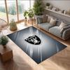Tappeto in velluto di cristallo Las Vegas Raiders Morbido Anti?Tappetino Antiscivolo Comodo per Casa Soggiorno Camera da Letto Tappeto Decorativo