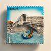 Europe Italy Venice 3D Stereoscopic Tourism Souvenirs Resin Painting Decoration Home Refrigerator Magnets
