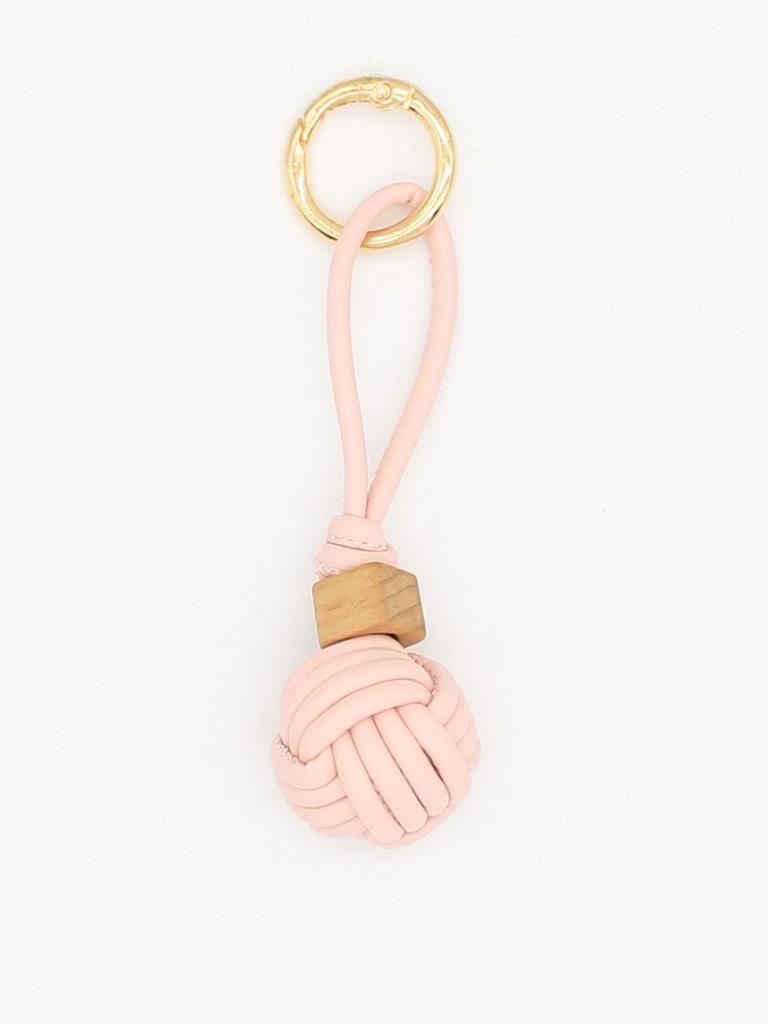 Korean Style PU Leather Hand-woven Ball Bag Pendant & Phone Charm - Autumn/Winter Collection