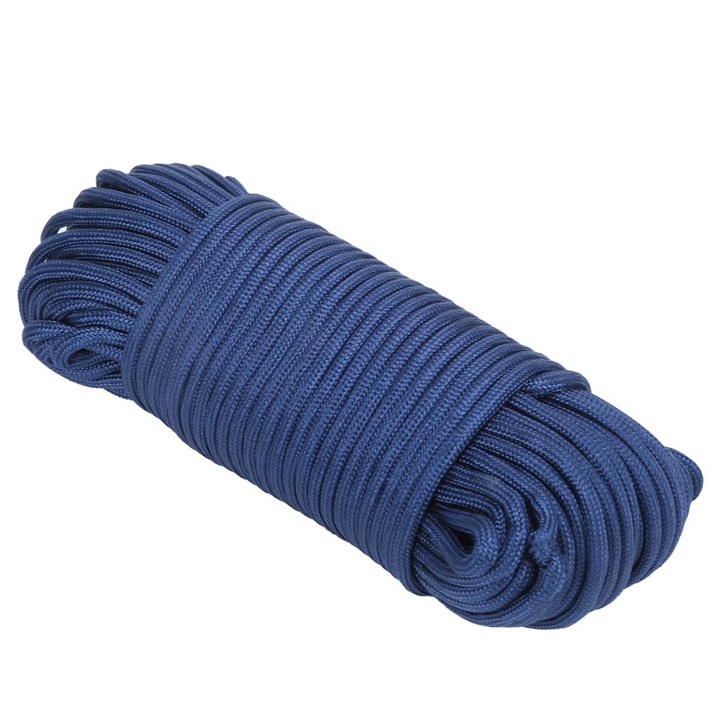 650 Military Specification 10 Core Climbing Rope Outdoor Drying String Rescue RopeNavy Blue