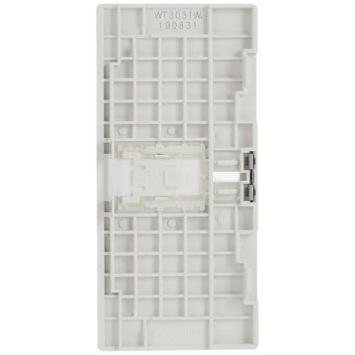 Panasonic Cosmo Series Wide 21 Embedded Switch Handle with Display and Name White WT3031W