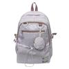 Schoolbag Cute Little Fresh Girl Schoolbag Primary and Secondary School Students Large Capacity Lightweight Backpack Going Out Small Backpack
