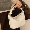 Square Leather Handbag Clutch Phone Crossbody Bag Casual Cloud Shoulder Bag Daily