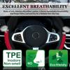 Car steering wheel cover Non-Slip No Inner Ring Car Steering Wheel Cover - Summer Ice Silk Breathable Universal Auto Accessory