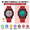 Men's Digital Sports Watch, Ultra-Thin, Simple Design, Unisex, Waterproof, Multi-Function, Date/Day/Alarm/Stopwatch, LED Light, Time Zone Switching, S