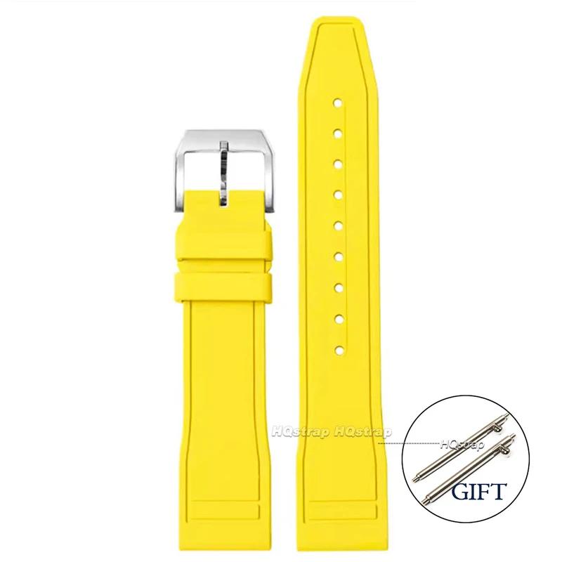 Rubber Strap for IWC Watchband for Big Pilot for Portugieser Women Men Quick Release Waterproof Sport Watch Band 20mm 21mm 22mm