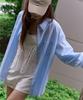 MONDAYFLOW Vacation Two-Way Shirt_Light Blue