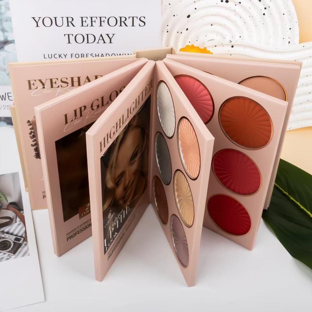 67 Farben All-in-One Make-up Buch Palette Lidschatten Lipgloss Highlighter Rouge Kontur Schimmer Matt Kosmetik Palette Set