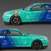 1/18 Nissan Skyline Ares GTR GT-R R34 Alloy Track Sports Car Model Diecast Metal Racing Car Vehicle Model Sound and Light Kids Toy Gift