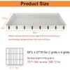 Waterproof Guinea Pig Cage Liner Bottom for C & C Grids Habitat, 56“*27” Washable Guinea Pig Cage Tarp Base for Rabbits Hamsters Hedgehogs