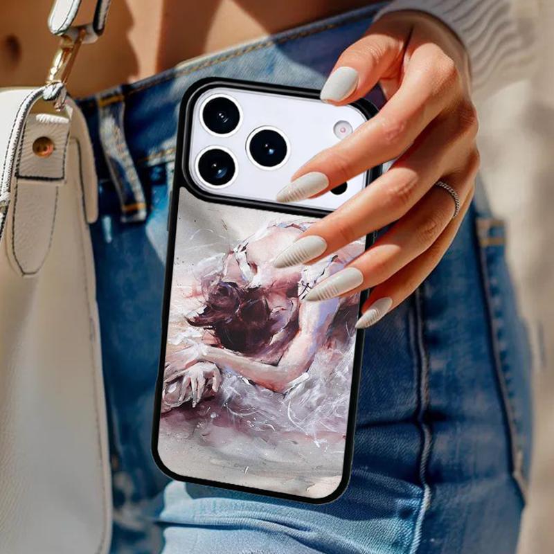 Ballerina Dance Phone Case For iPhone 17 Air 14 15 13 12 Max Cover For Apple 14 15 16 16e 11 Pro Max Plus Coque