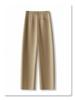 Women's Khaki Wide-Leg High-Waist Slimming Pants - Spring 2025