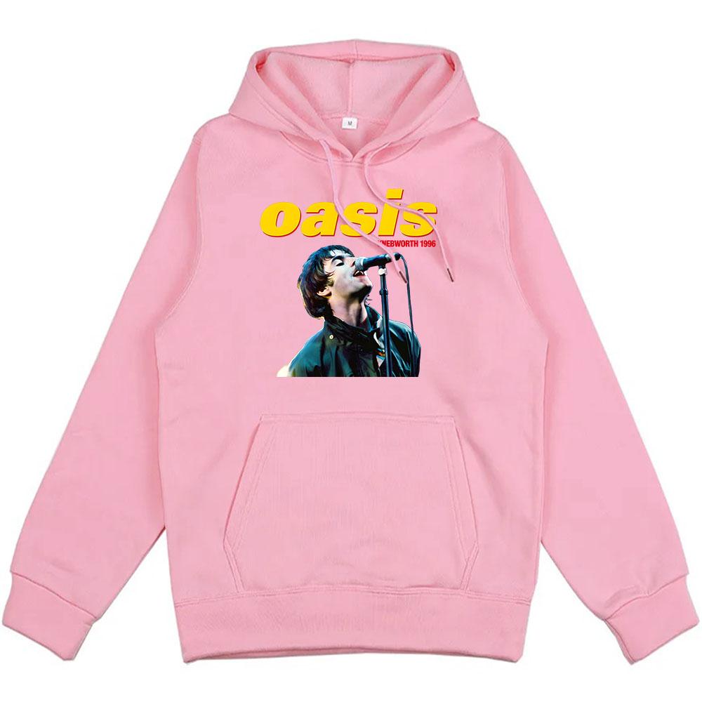 Knebworth Hoodies Oasis-s Band Heavy Mental Sweatshirts Moletom Winter Long Sleeve Men/Women Pullovers Hooded