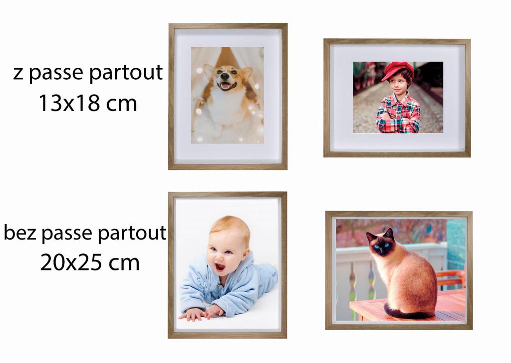 Ramka Na Zdjęcie 3D Głęboka Shadow Box 20X25Cm Dębowa 13X18 Cm