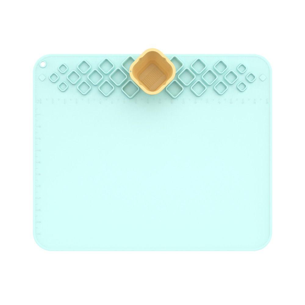 Multifunctional DIY Silicone Painting Mat Palette Kids Graffiti Drawing Board Oil Painting Board Clay Mat With Cup Paint Holder
