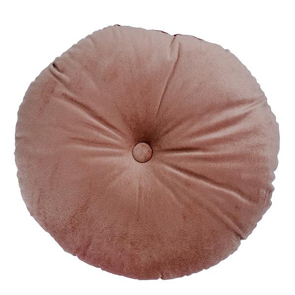 Подушка круглая в скандинавском стиле, бархатная, в форме тыквы, напольная, подушка для дивана, диванная подушка, подушка-тыква 40*40cm