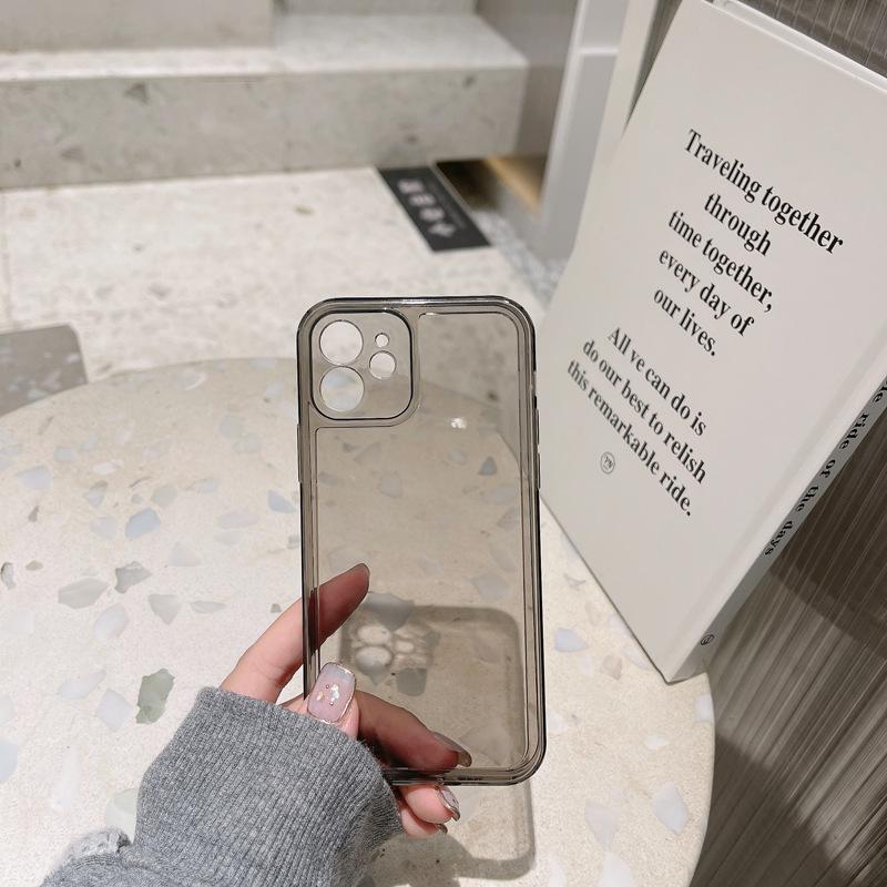 Simple and Cold Wind 15 Apple Phone Case IPhone 16 Full inclusive X Silicone 14 Promax Suitable for 13/11 Soft 12