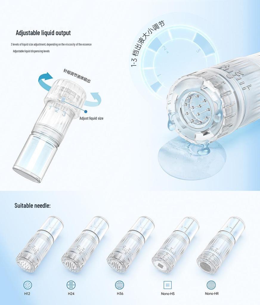 HelloFace H5 Nano Electric Water-Soluble Microneedle Instrument for MTS Beauty Care