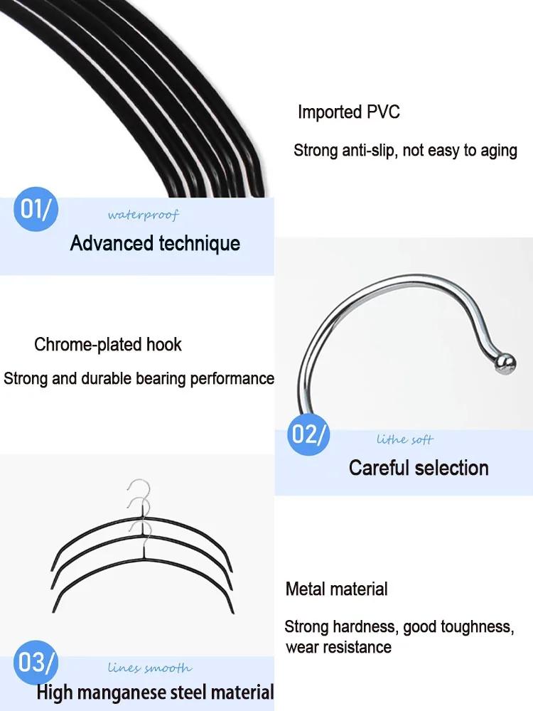 Bottomless Clothes Hanger Non-slip Drying Rack Household Thickened Simple Multifunctional Suit Outdoor Clothing Dry Accessories