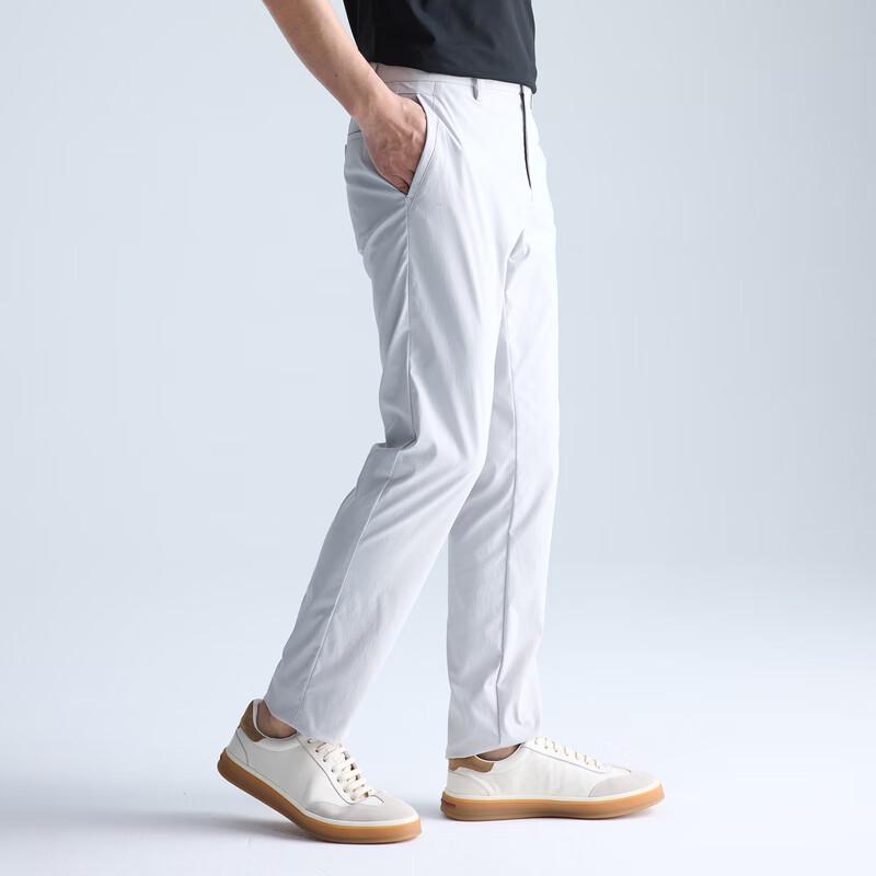 LILANZ Men's Air Textured Straight-Leg Casual Pants