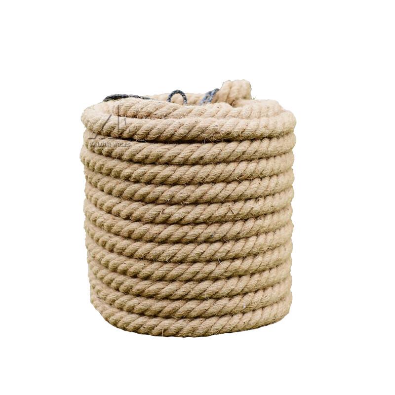 Heavy Duty Climbing & Training Hemp Rope 40mm Diameter, 50m Length