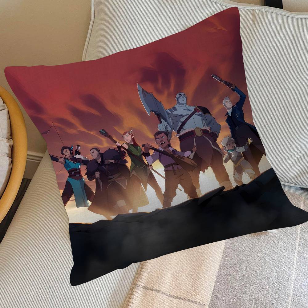 Movie The Legend V-Vox Machina Cushion Cover Inches Farmhouse Decor Home Throw Pillow Covers For Couch Decorations