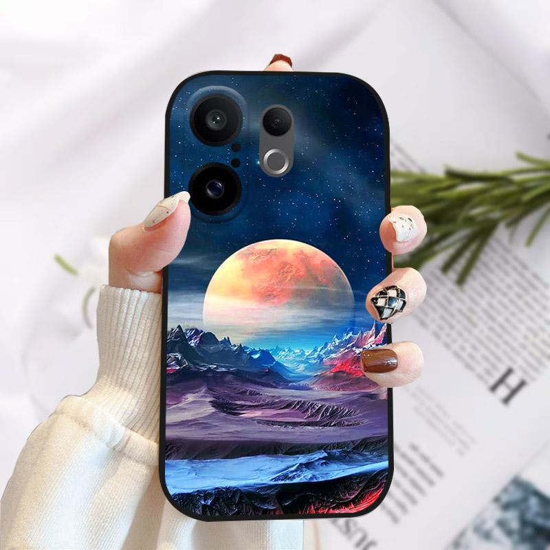 Case For Vivo X200 FE Phone Cover Stylish Painting Soft TPU Silicone Case For VIVO S30 Pro Mini Shockproof Bumper Funda X200FE