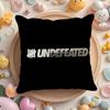 U-Undefeated Trend Cushion Cover Natural Linen Organic Fabric Double-Sided Printing Sofa Home Decor Gift Pillow Case