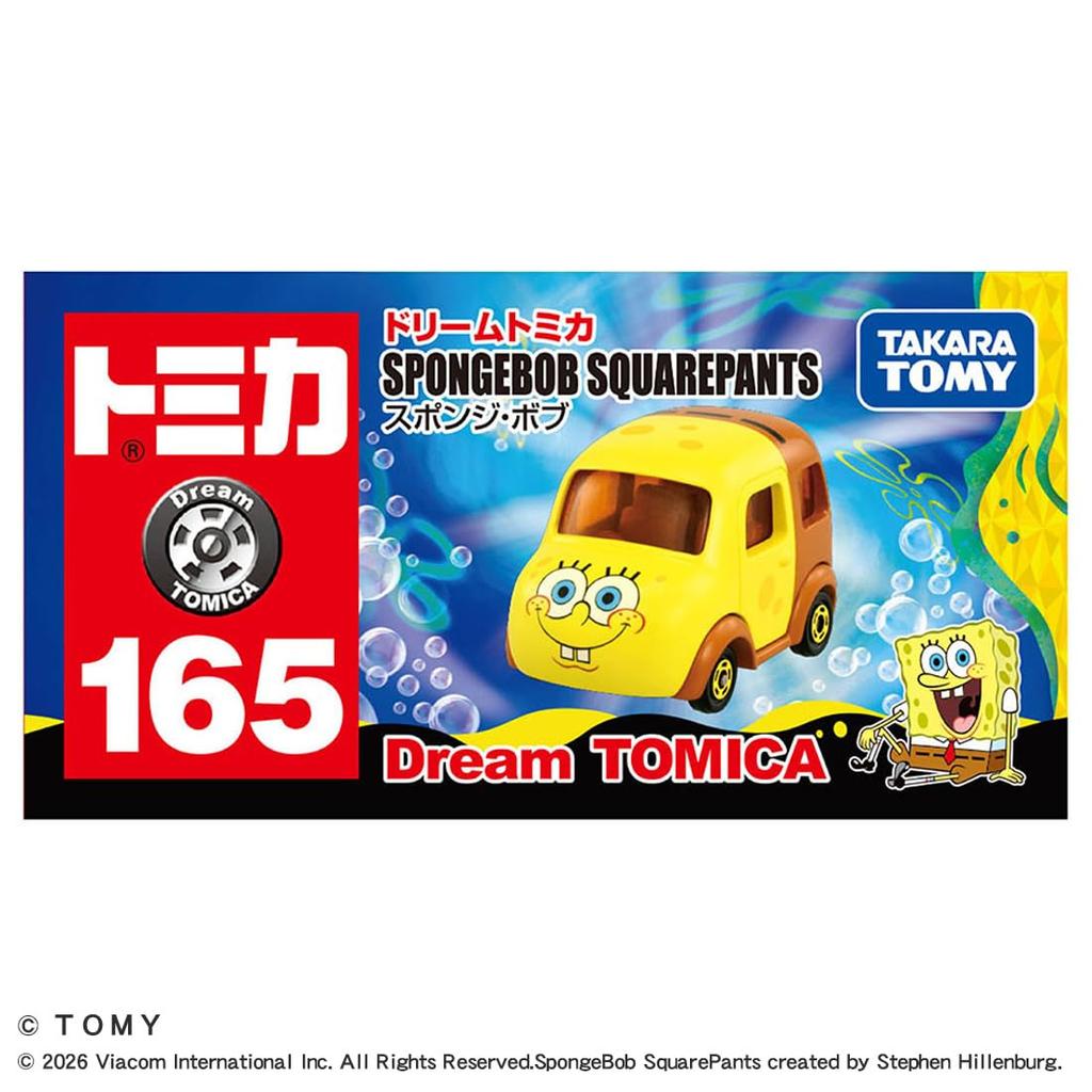 Takara Tomy Tomica Dream Tomica 165 SpongeBob Mini Car Toy 3 and No. (Ages up)