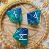 6pcs Mystical Divination Dices 8-Sided Astrologys Learning Prediction Dices for Enhancing Role Playing Game Experience