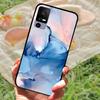 For TCL 40R Case TPU Soft Silicone Marble Phone Cover Case for TCL 405 406 408 403 TCL40R Shockproof Funda Love T771K Bumper