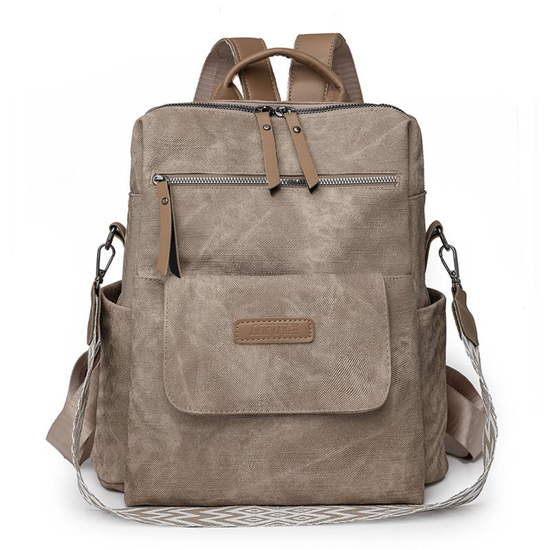 Backpack Backpack Women s New Backpack Women s Fashion, Leisure Travel New PU Backpack хаки
