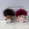 Funny Explosion Head Doll Cute Plush Keychain Cartoon Filled Doll Backpack Decorative Pendant Car Key Chain Friend Gifts