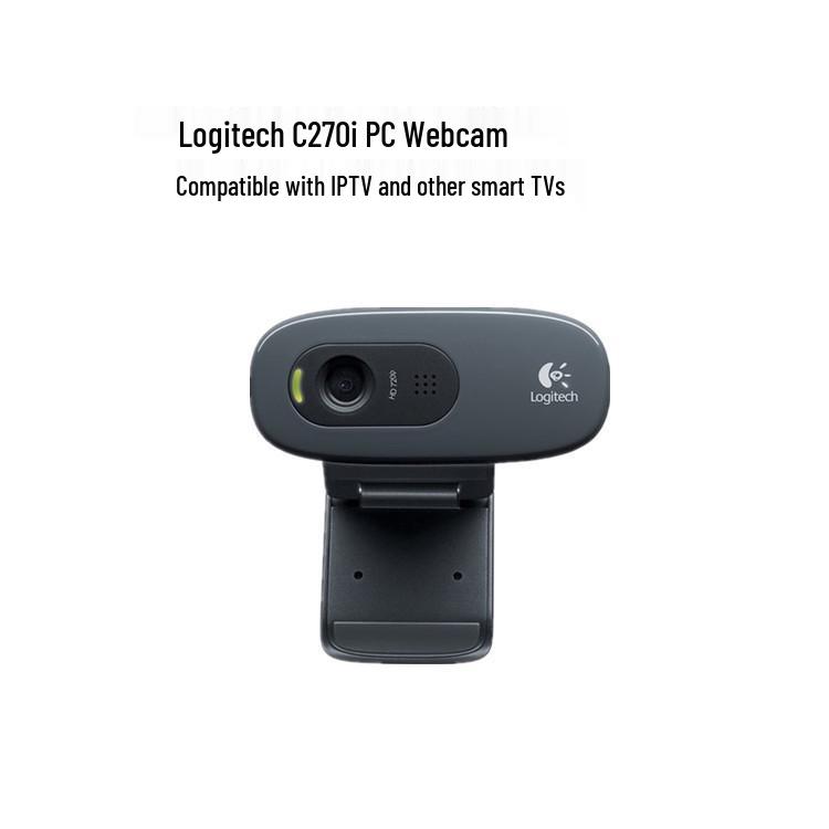 Logitech C270i HD Webcam for Online Classes and Remote Training