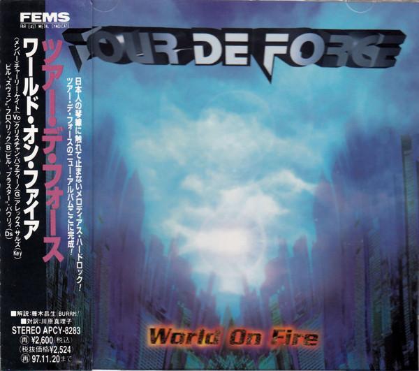 

CD TOUR DE FORCE - World On Fire APCY8283 FAR EAST METAL 1995 Japan Metal Used