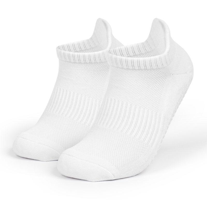 

Женские Мужские Фитнес Нескользящие Носки для Йоги с Протекторами Нескользящие Больничные Противоскользящие Балет Пилатес Фитнес Упражнения Махровые на Лодыжку Так Практичное Использование L US 11-13 EU42-46 белый