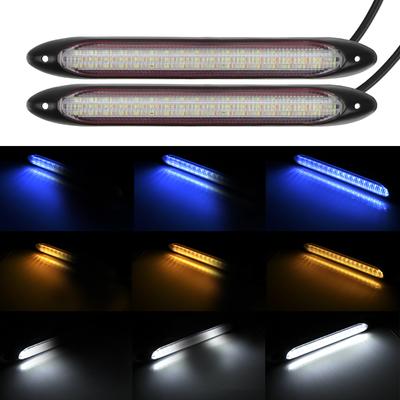 Auto LED Světlo pro denní svícení 2ks Scan Vodotěsné DRL Světlo DC 12V Univerzální Sekvenční Světlo Auto Směrové světlo