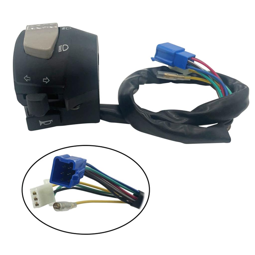 Motorcycle Handlebar Toggle Switch On Off Push Button Switch Bicycle Motorcycle Tuning Part 7/8'' 22mm Universal