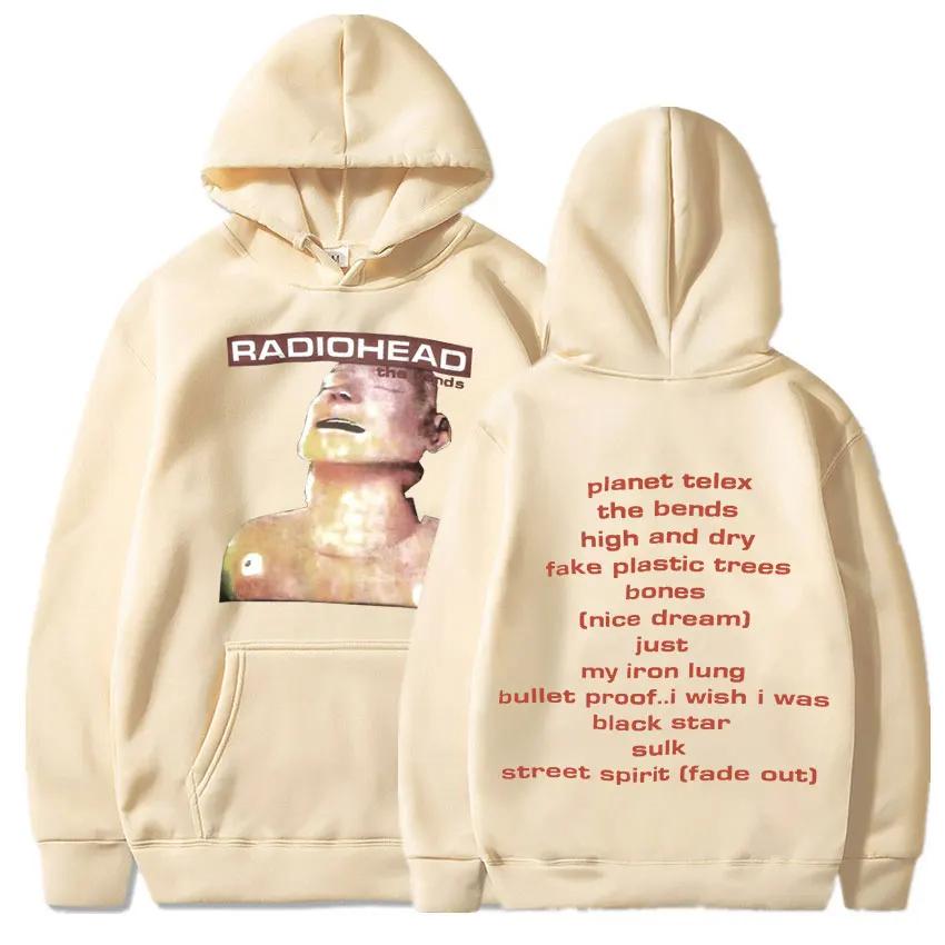 Vintage Rock Band Radiohead Hoodie Hip Hop Everything Music Album Print Sweatshirt Harajuku Streetwear Oversize Hoodies Teens