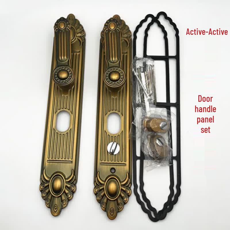 Luxury Gold Universal Anti-Theft Entry Door Handle