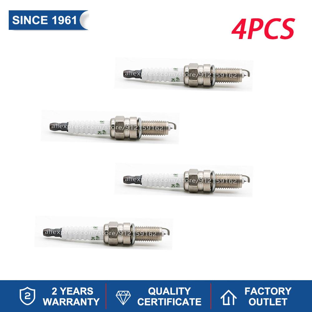 

4-8PCS Iridium Spark Plugs Solid Terminal TORCH DK9RTIP Replace for IKR9H8 IKR9F8 DCPR9EIX XU27EPR-U SUZUKI 09482-00537 4 pieces with box