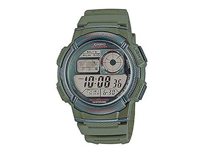 AE-1000W-3A Watch Digital Men's Khaki In Box NEW from Japan