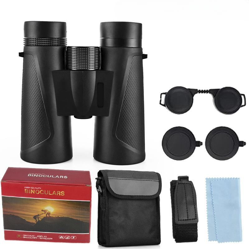 New Binoculars 12×42 HD Remote Viewing Professional Outdoor Straight Tube Glasses Wholesale