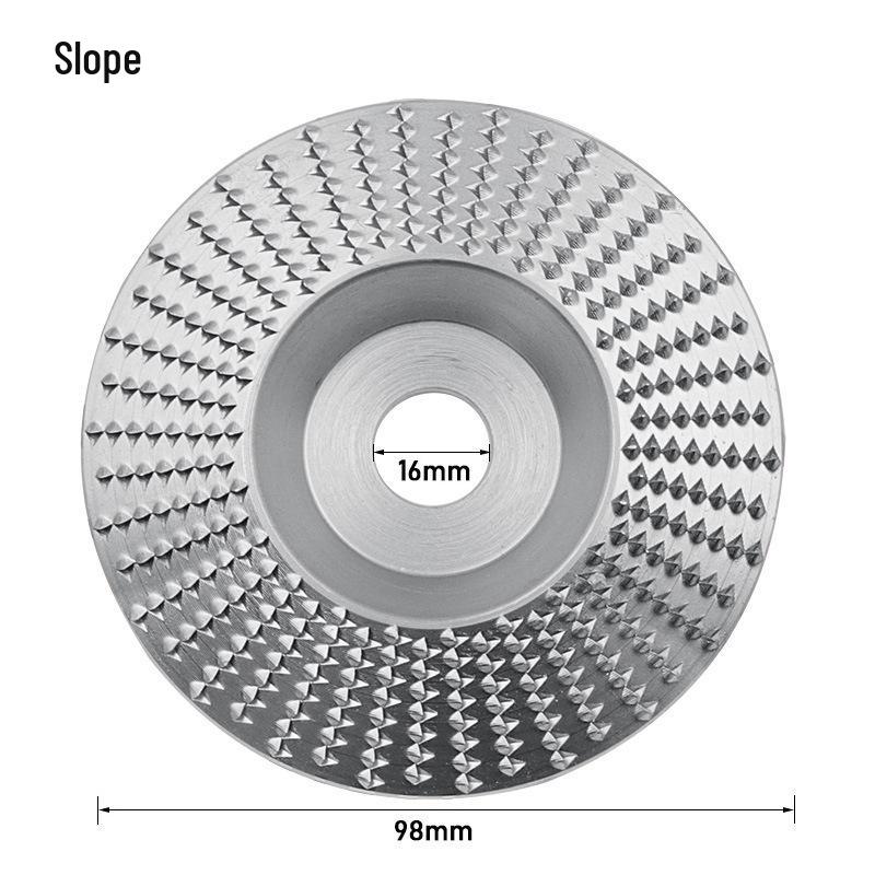 Disco de Modelado y Pulido para Carpintería para Amoladoras Angulares - Ideal para Biseles, Bandejas de Té y Tallado de Raíces.