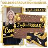 Graduation Banner Congrats Grad Class of 2026 Graduation Party Decoration Photo Prop Horizontal Banner Suitable for Graduation Celebrations