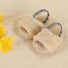 New Elastic Baby Sandals: Furry, Soft-Soled, Perfect for Spring/Summer Walking