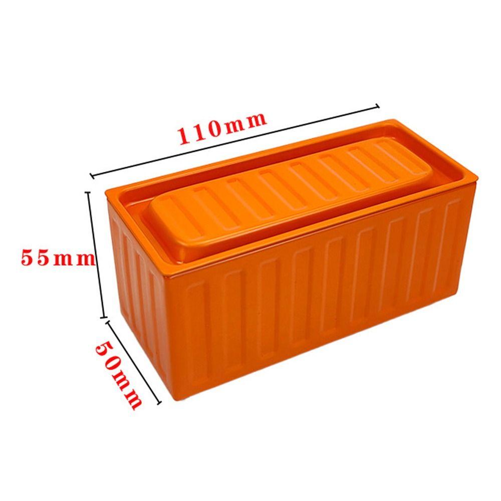 Wrought Iron Mini Container Model Retro Industrial Style Metal Box Tin Toy Storage Box Small Size Model Ornaments Mini Iron Box