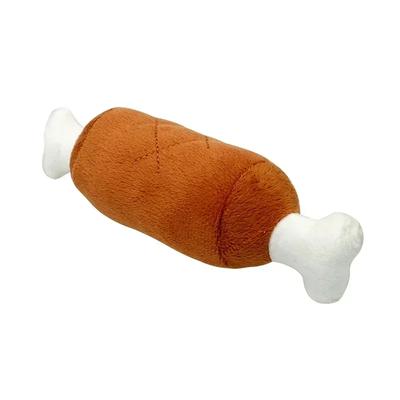 1Pcs Bones Shape Puppy Plush Squeak Chew Toys for Aggressive Chewers Pets Dogs Puppy Playing Cleaning Teeth Dog Supplies