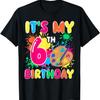 It's My 6th Birthday Painting Art 6 Year Old Bday Artist T-Shirt